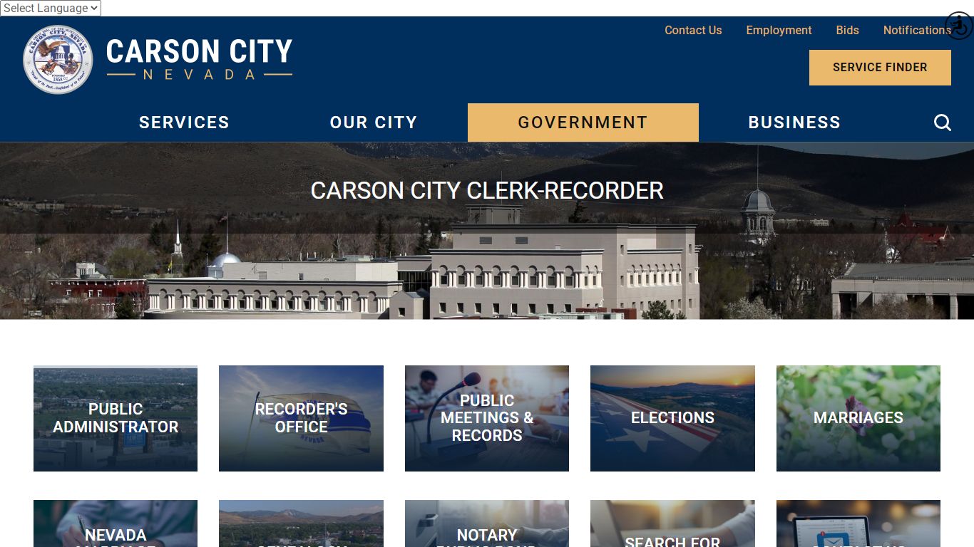Clerk-Recorder | Carson City